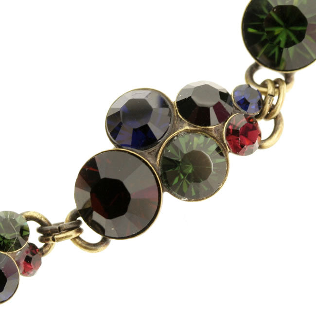 Konplott, Petit Glamour A Sparkly Bracelet, Dark Multi/Gold