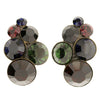 Konplott, Petit Glamour Post Stud Earrings, Dark Multi/Gold