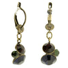 Konplott, Disco Star Dangly Earrings, Dark Multi/Gold