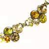 Konplott, Petit Glamour Wonderful All Around Necklace, Orange/Yellow/Gold