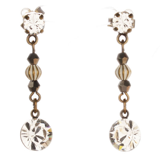 Konplott, Indianafrica Earrings, White,Gold