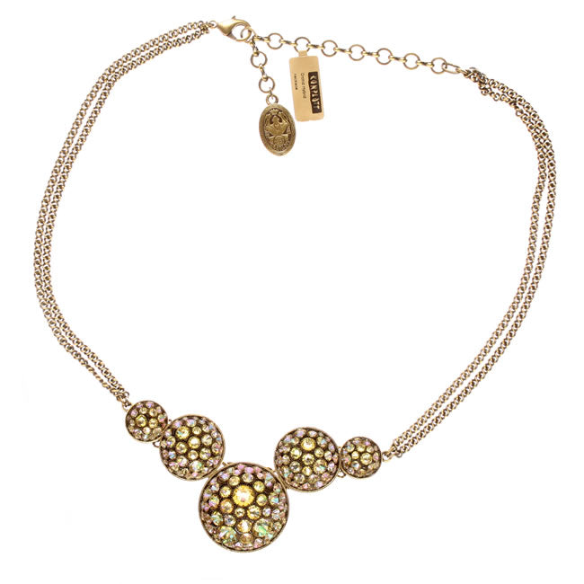 Konplott, Orchid Hybrid Fabulous necklace Lime/Gold, Lime,Gold