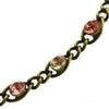 Konplott, 70&#39;s Circles Pretty Bracelet, Rose/Crystal/Gold