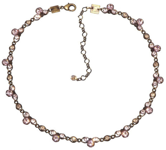 Konplott, Disco Star Enchanting All Round Necklace, Peach/Gold