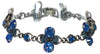 Konplott, Disco Star Crystal Bracelet, Blue/Silver