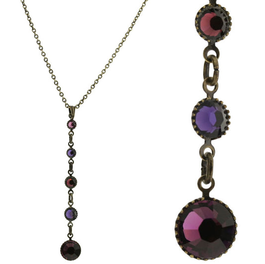 Konplott, Waterfalls Pretty Pendant, Purple/Gold