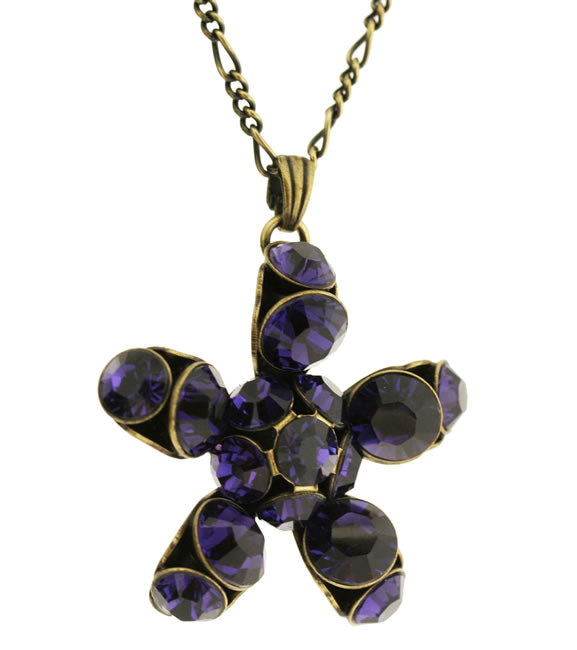 Konplott, Disco Star Dazzling Pendant, Purple/Gold