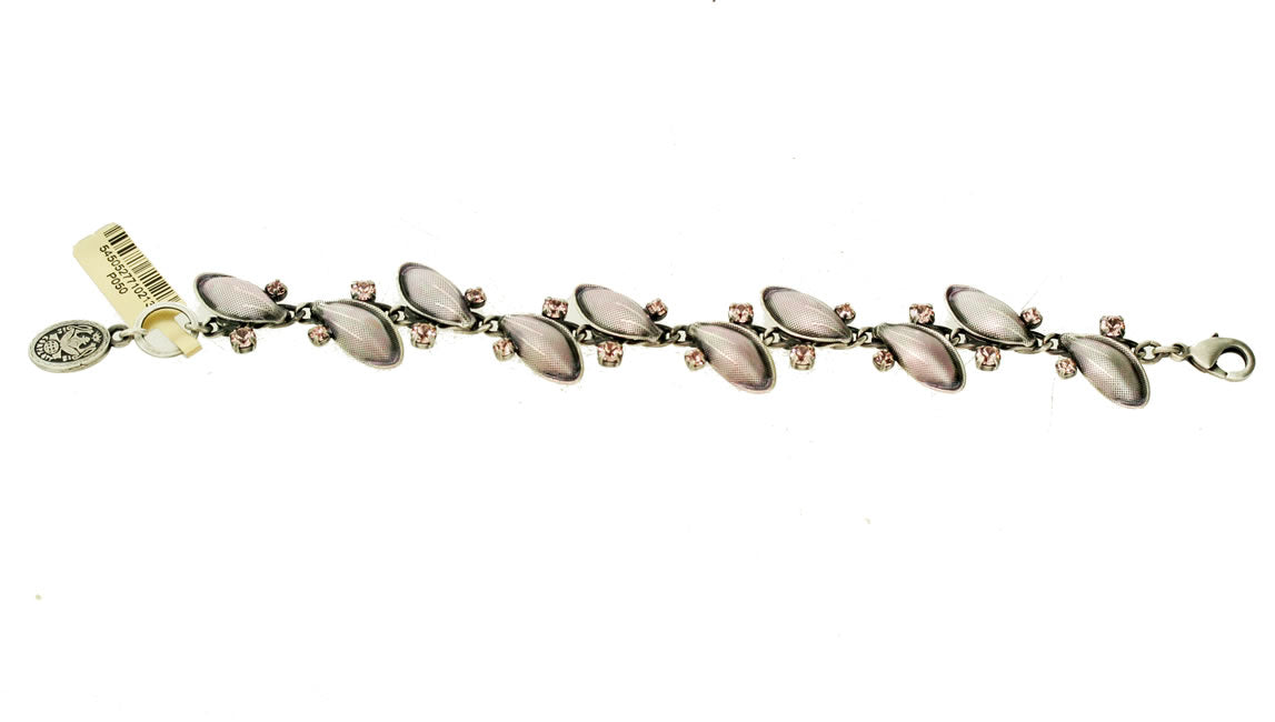 Konplott, Blossoms of the Past All Around Blossoms Bracelet, Pinky Lilac/Silver