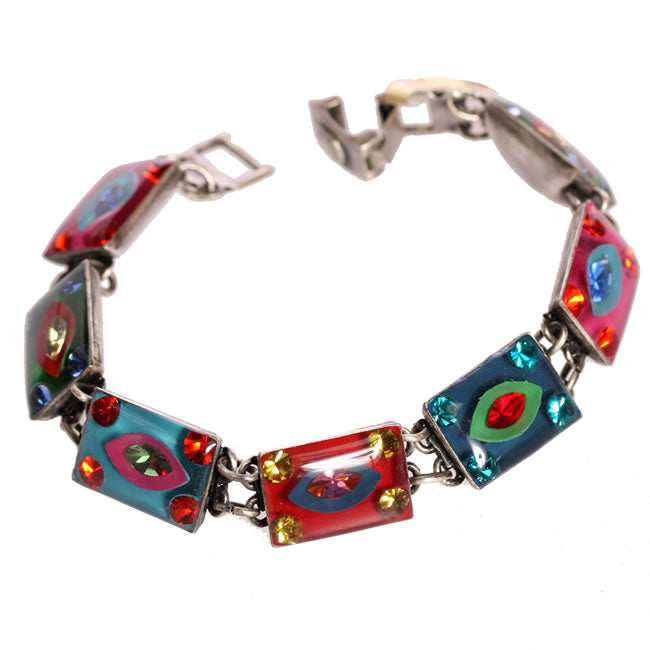 Konplott, Souvenir D Afrique Gorgeous Bracelet, Multi/Silver