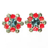 Konplott, Dutchess Stud Earrings, Blue/Red/Green/Gold