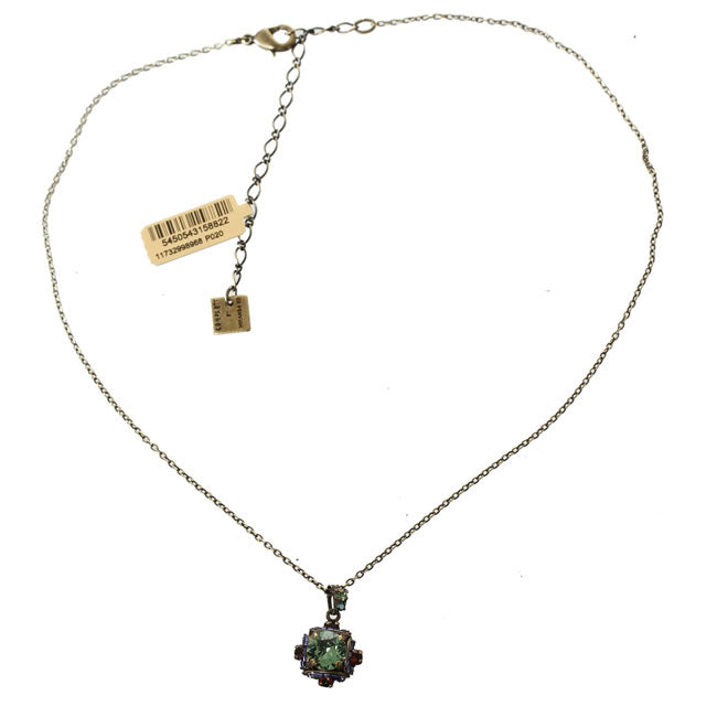 Konplott, Byzantine Pendant Necklace, Green/Gold