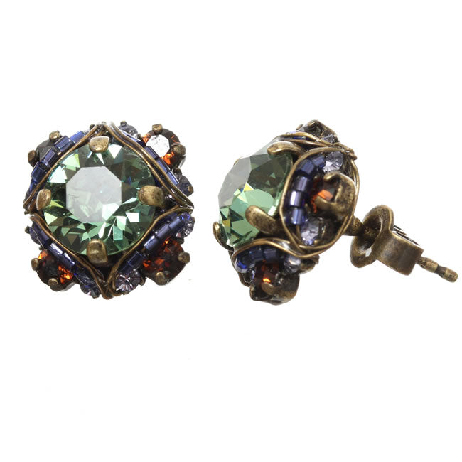 Konplott, Byzantine Earrings, Green/Gold