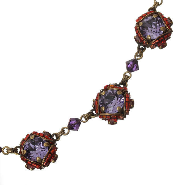 Konplott, Byzantine Necklace, Purple/Gold