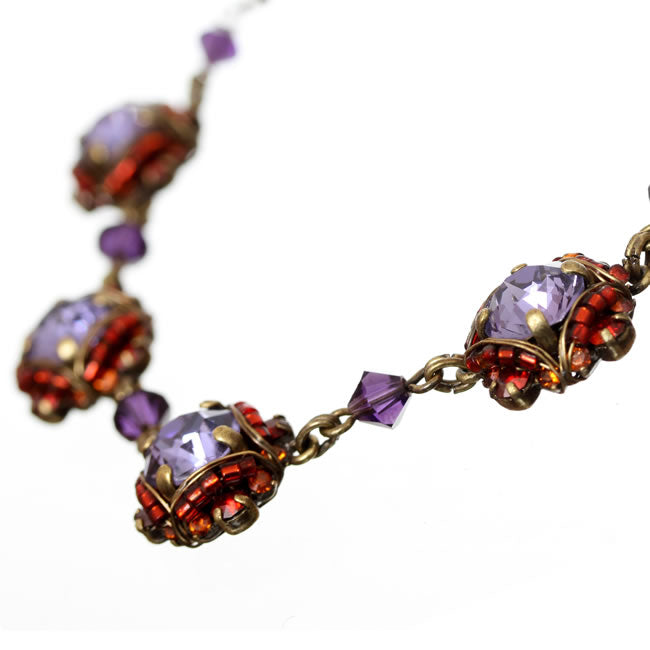 Konplott, Byzantine Necklace, Purple/Gold