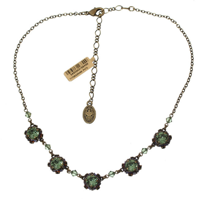 Konplott, Byzantine Necklace, Green/Gold