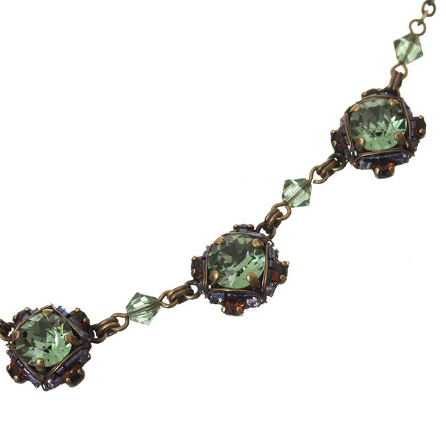 Konplott, Byzantine Necklace, Green/Gold