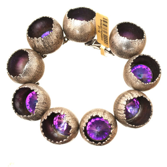 Konplott, Cocoon Stunning Bracelet, Purple/Silver