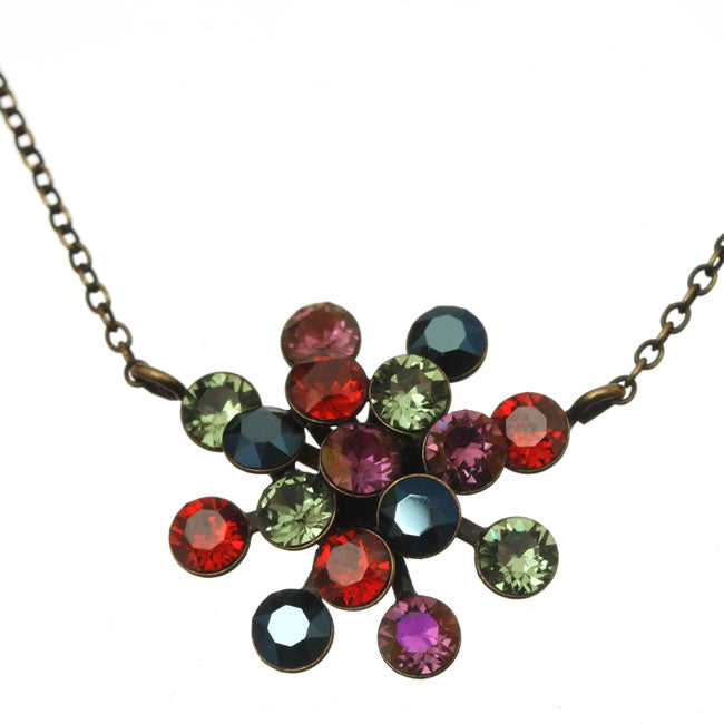 Konplott, Magic Fireball Necklace, Multi/Gold