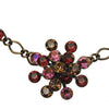 Konplott, Magic Fireball Necklace, Raspberry Mix/Gold