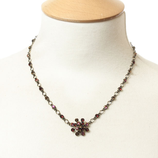 Konplott, Magic Fireball Necklace, Raspberry Mix/Gold