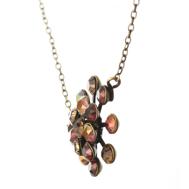 Konplott, Magic Fireball Necklace, Raspberry Mix/Gold