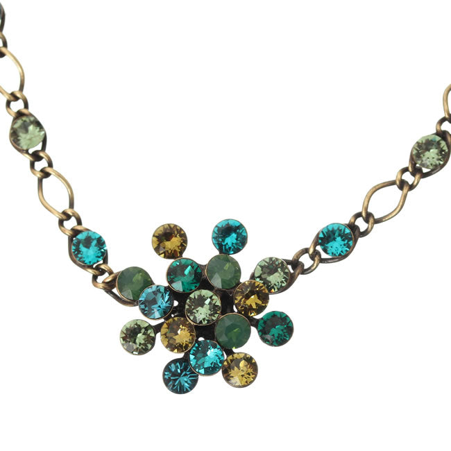 Konplott, Magic Fireball Necklace, Green/Gold