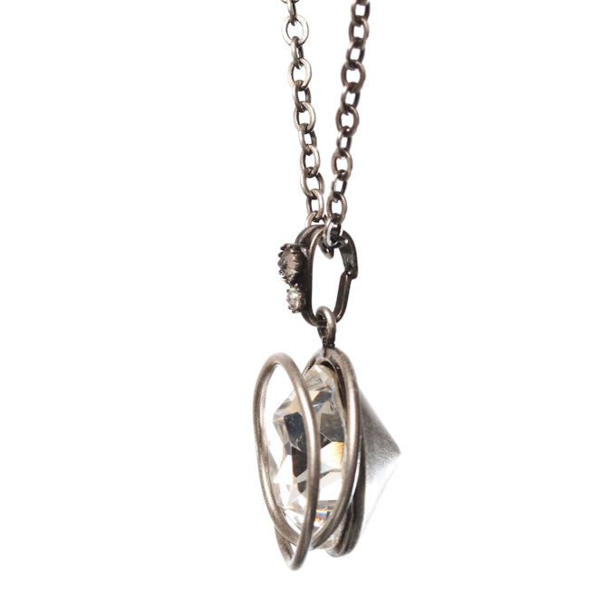 Pendant, Crystal/Silver