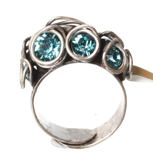 Konplott, Sparkle Twist Ring, Blue