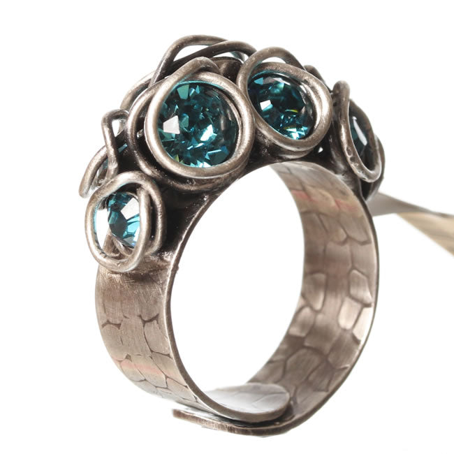 Konplott, Sparkle Twist Ring, Blue