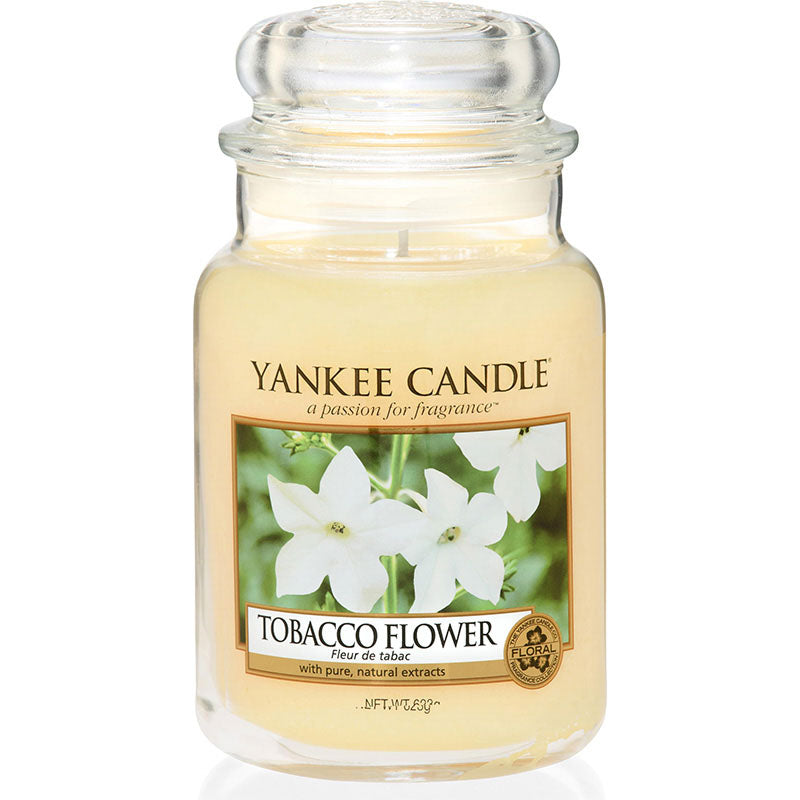 Yankee Candle Large Jar, Tobacco Flower.