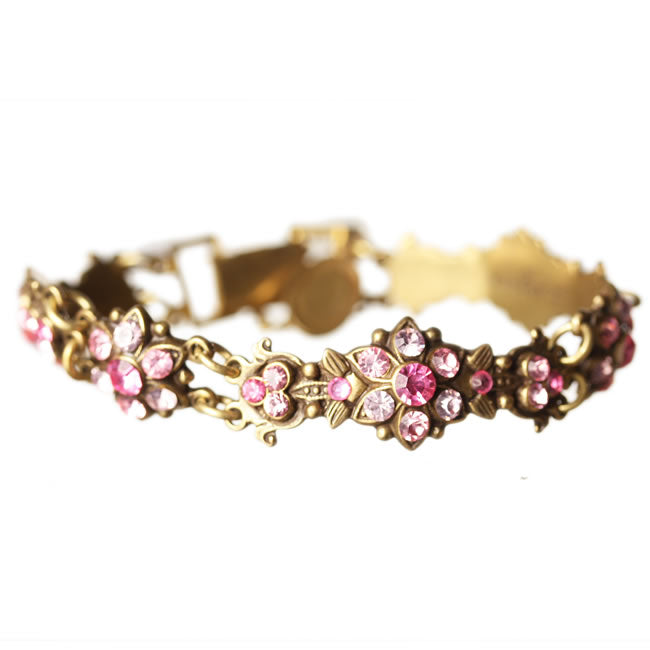 Michal Negrin Bracelet, Pink/Gold