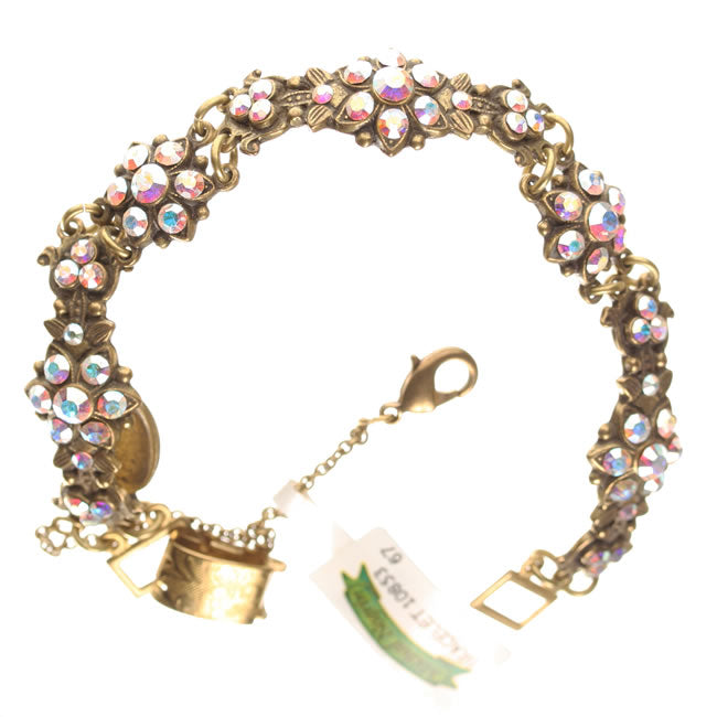 Michal Negrin Bracelet, Aura Borealis/Gold