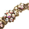 Michal Negrin Bracelet, Aura Borealis/Gold
