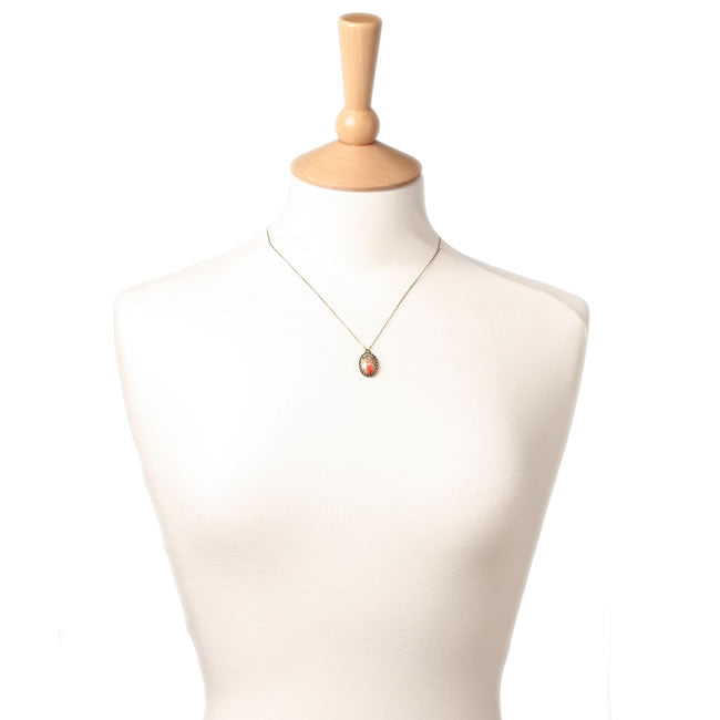 Michal Negrin Dome Shaped She Shy Pendant Necklace