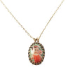 Michal Negrin Dome Shaped She Shy Pendant Necklace