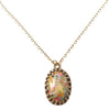 Michal Negrin Dome Shaped She Shy Pendant Necklace