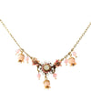 Michal Negrin Necklace, Rose Mix/Gold