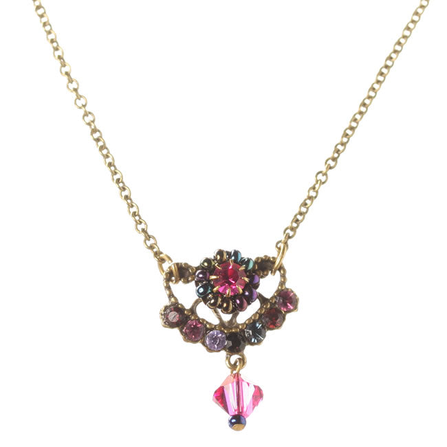 Michal Negrin Pendant Necklace, Multi/Gold