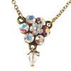 Michal Negrin Pendant Necklace, Aurora Borealis/Gold