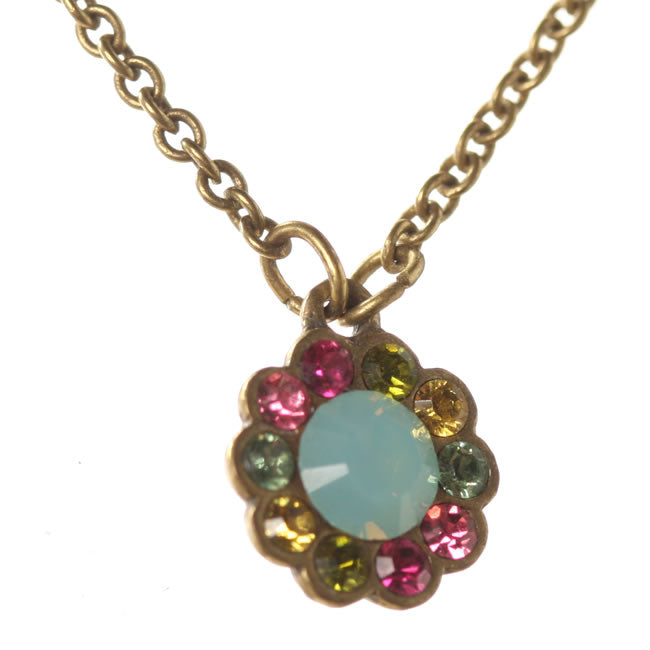 Michal Negrin Pendant Necklace, Pastel/Multi/Gold