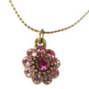 Michal Negrin Pendant Necklace, Pink Mix/Gold