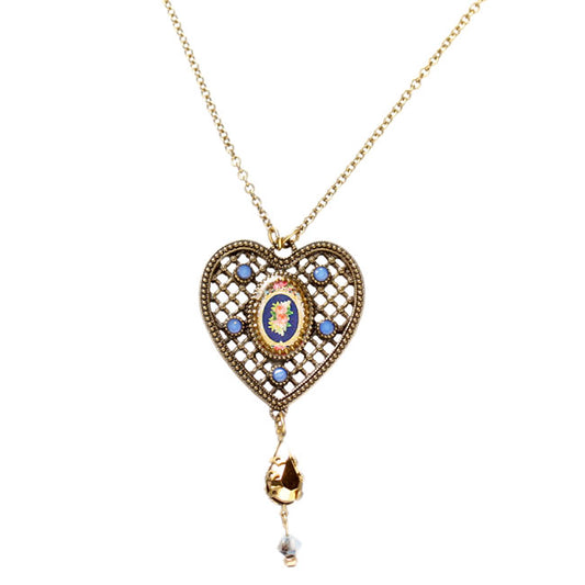 Michal Negrin Heart Pendant Necklace