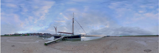 Sailing Barge at Blakeney, Norfolk.