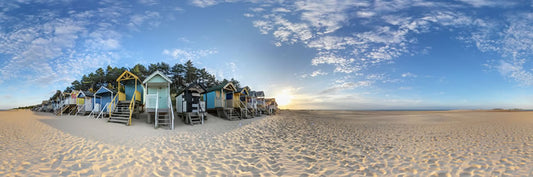 Beach Huts at Wells next Sea, Norfolk.