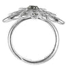 Pilgrim Stella Stone Ring, Grey/Silver
