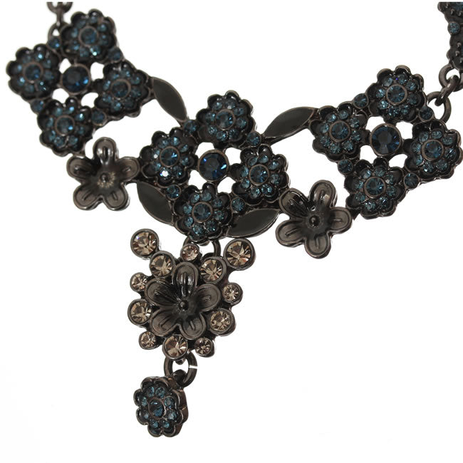 Pilgrim, Expectations Necklace, Blue/Hematite
