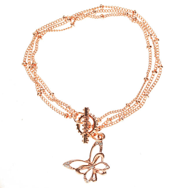 Pilgrim Papillon Bracelet, Mint/Rose/Gold