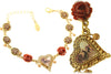 Pilgrim Kitch Devotion Pretty Bracelet, Brown/Gold