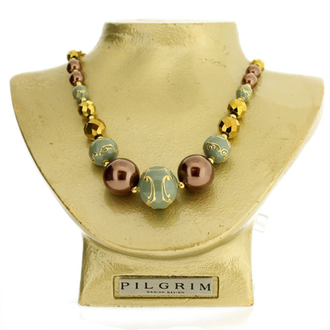 Pilgrim Folklore Collection, Most Elaborate Necklace Multi/Gold