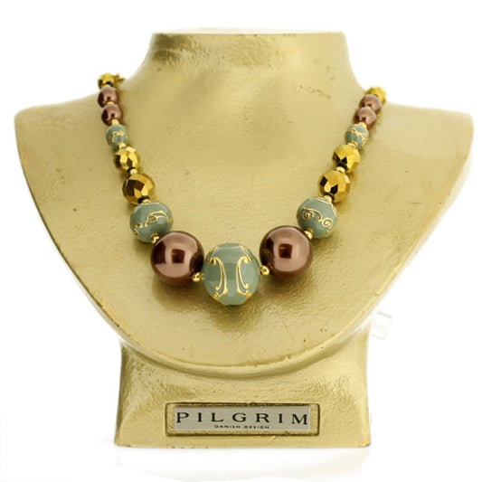 Pilgrim Folklore Collection, Most Elaborate Necklace Multi/Gold